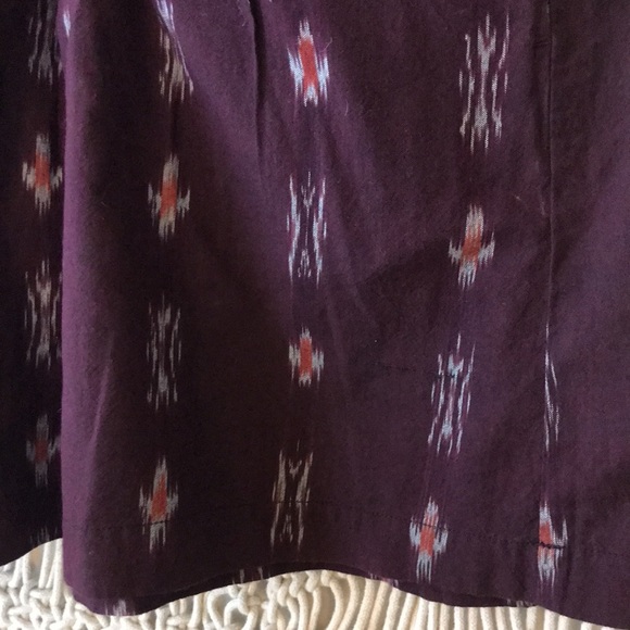 Madewell sz S tribal print drawstring mini skirt - Picture 3 of 5